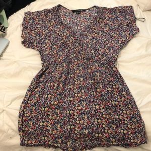 Floral wrap mini dress Forever 21